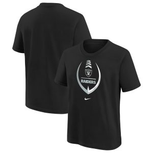 Las Vegas Raiders Youth Shirt Nike Icon Football T